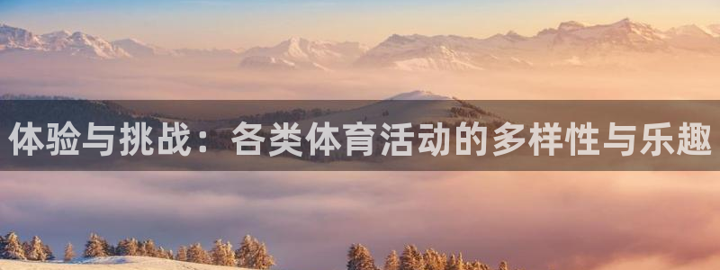德国MK体育官方正版app集团：体验与挑战：各类体育