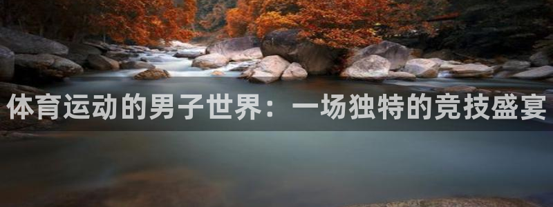 MK体育官方正版app官方：体育运动的男子世界：一场